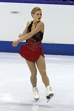 Joannie Rochette at the 2010 Canadian Championships