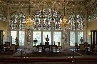 The office of the Shah within the Sahebgharaniyeh.