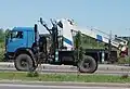 Civilian KamAZ-4326 with crane superstructure (2014)