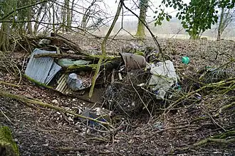 Old Elisabeth well in the hamlet of La Chapelle.