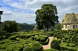 Gardens of the Château de Marqueyssac, classified amongst the Notable Gardens of France by the Committee of Parks and Gardens of the French Ministry of Culture.