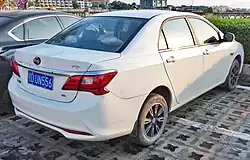 2015–present BYD F3 2015 facelift rear