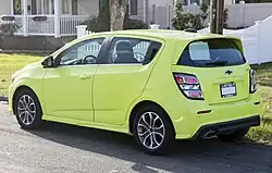 2019 Chevrolet Sonic Hatchback RS (facelift, US)