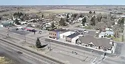 North State Street (U.S. Route 91 in Firth, April 2022