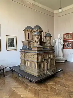 Model of the Curtea de Argeș Monastery