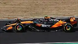 Norris driving the McLaren MCL39 at the 2025 Japanese Grand Prix