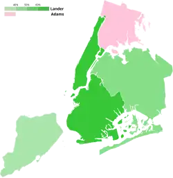 Vote won by non-Mamdani/Cuomo candidates