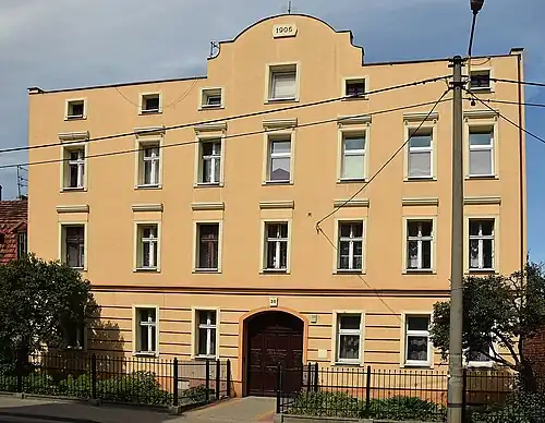 Facade on the street