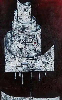 Mikuláš Medek, Attempt at a portrait of J. Ch. (1967), Prague City Gallery