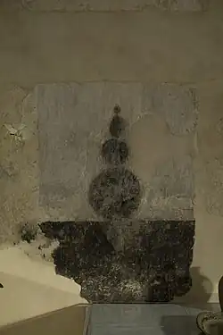 Wall paintings. Gothic decoration.