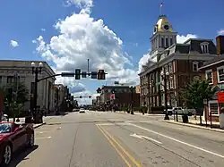 Photo showing Philadelphia St. in Downtown Indiana Boro