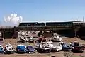 SR BoB Class 4-6-2 no 34067 Tangmere heading from Taunton to Canterbury via Folkestone Harbour. One of the last steam trains on this line before it was removed.