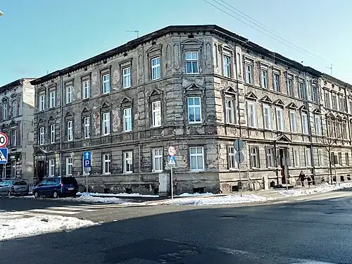 View of both facades