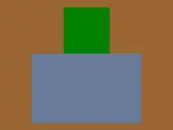 The distinguishing patch of the 49th Battalion (Edmonton Regiment), CEF.