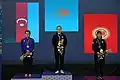 65 kg Medal ceremony