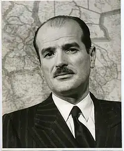 Alfonso Gumucio Reyes in his office, La Paz 1953