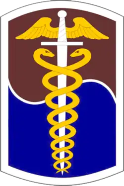 Shoulder Sleeve Insignia, 65th Medical Brigade
