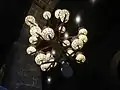 Chandelier made of Capiz shells in Las Piñas Church, Philippines