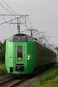 789 series EMU on a Tsugaru service, August 2007