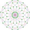 8{4}2, or , with 64 vertices, and 16 (octagonal) 8-edges
