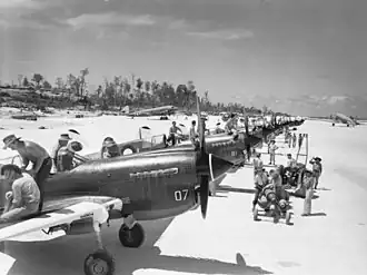 Image 66No.&nbsp;80&nbsp;Squadron aircraft at Noemfoor in November 1944 (from Australia in World War II)