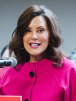 Governor Gretchen Whitmer of Michigan (2019–present) [34][35]