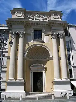 Façade of San Pietro, Parma