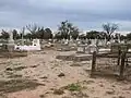 Headstones of the old section of the Bourke Cemetery, Gorrell Avenue (2021).