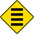 (MR-WDO-14) Rumble Strip (used in Western Australia)