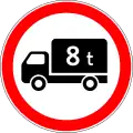 3.4. No entry for heavy vehicles