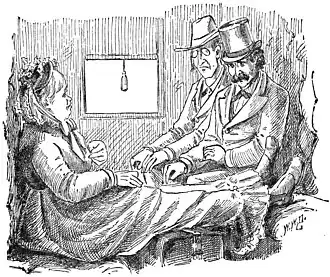 Harris and Twain (?) by William Wallace Denslow (Having Her Full Rights, p. 547)