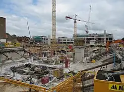 Construction in June 2010