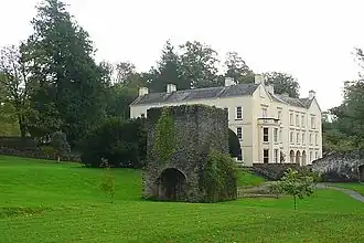 Aberglasney House, view from the gate