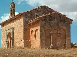 Hermitage of Santo Cristo de San Sebastián (11th or 12th century). Its square apse is of Visigothic origin.