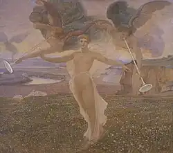 Painting by Adolfo de Carolis