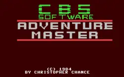 screen shot AdventureMaster title screen.