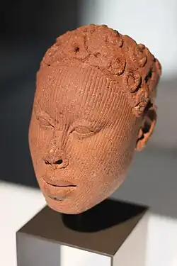 A sculpture of an Ife king or dignitary in the collection of the Ethnological Museum of Berlin
