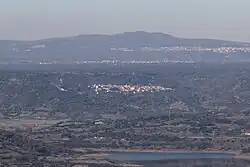 Aidomaggiore and the lake Omodeo