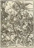 Four Horsemen of the Apocalypse, 1498, 39.5 × 28.5 cm (NGA, 142352)