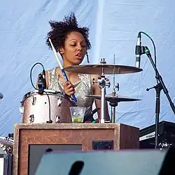 Warrington performing at Lollapalooza 2014