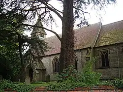 The church, from the south