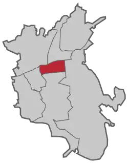 Map of Almaly District