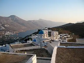 Village of Tholaria (Aigiali bay)