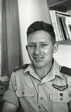 Amos Lapidot in his younger years