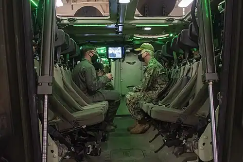 Interior of the ACV-P