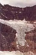 Angel Glacier in 1992