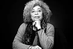Angela Davis, distinguished professor emerita of History of Consciousness, Communist Party vice presidential candidate twice