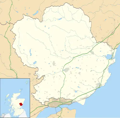 Tealing Tèalainn is located in Angus