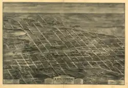 Bird's eye view looking northwest, city of Anniston, Calhoun County, Alabama, 1903