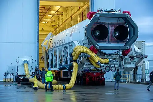 Antares rolling to the pad